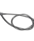 Spring Steel Pipe Dredging Tool Set Kicks Nasty Clogs to the Curb with Bendable Head coiled drain snake wire for plumbing.