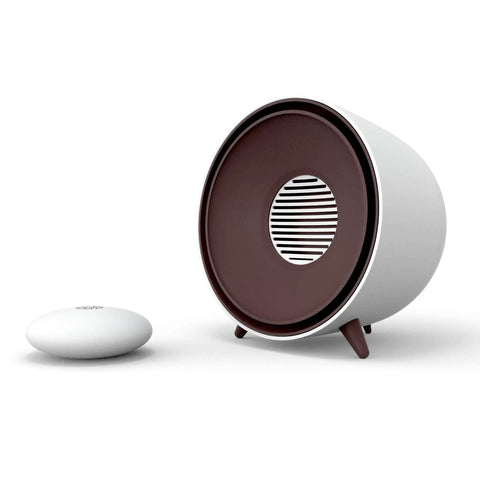 Portable Space Heater With Detachable Hand Warmer, Instant Warmth in Seconds, White, for Desk or Small Room, 6x6x5 inches