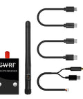 5.8GHz 48 Channel FPV Wireless Image Transmission Receiver For RC8X Transmitters And Android Phones And Tablets with cables