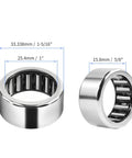 Needle Roller Bearing One Way One Inch Inner Diameter One And Five Sixteenths Inch Outer Diameter Five Eighths Inch Width RC162110