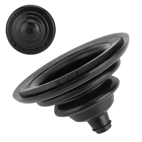 Marine Motor Well Boot 2.76 Inch Rigging Cable Boot For Boats And Yachts Steering Shift Hole Cover Engine Protector Cover, black material.