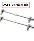 Super Cool T8 Lead Screw Vertical And Horizontal Kit With 2mm Pitch Plus 8mm Thick Rod And Bearing Coupler Set For Fast Cnc Projects, 2SET vertical kit