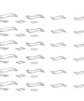 100 Pcs Wave Washer Set In Stainless Steel A2 70 Grade Three Wave Gaskets For Fasteners M6 Hardware And DIY Projects For Home Garage Car Maintenance Durable Corrosion Resistant Easy Fit, assorted sizes
