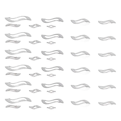 100 Pcs Wave Washer Set In Stainless Steel A2 70 Grade Three Wave Gaskets For Fasteners M6 Hardware And DIY Projects For Home Garage Car Maintenance Durable Corrosion Resistant Easy Fit, assorted sizes