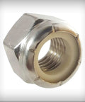 Tough As Nails Half Inch 13 Nylon Lock Nut Featuring Secure Elastic Insert Hex Design Built From Rust Resistant Stainless Steel 188