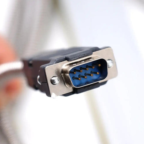DB9 RS232 connector of 2 Axis DRO Digital Readout For CNC Milling Lathe With 5 Micron Resolution, 11.6 Inch Display.