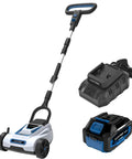 Cordless 9 Inch Mini Lawn Mower With 6000 RPM Brushless Power, 3 Adjustable Cutting Heights From 1.5 To 2.3 Inches, 20V 4.0Ah Battery And Charger Included, Smart Lift Sensor For Small Yards, No Fuss Quick Garden Care And Lawn Cleanup. battery and charger