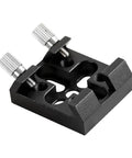 Cross Shaped Dovetail Saddle With Quick Release Rails For Telescopes Red And Black Anodized Mount Ultra Solid Stability To Kill Wobble.