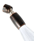 Award Winning Ultra Low Flow Shower Head With Solid Lead-Free Metal 1.5 GPM Nozzle Never Clogs Patented Design Oil Rubbed Bronze Finish