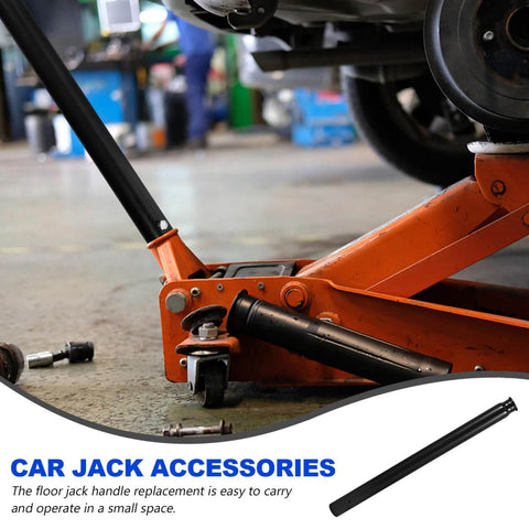 3 Ton Jack Handle Replacement For Horizontal Hydraulic Jack Heavy Duty Carbon Steel Build With Non Slip Grip in use