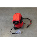 Front view of Lincoln Workhorse Heavy Duty 60 Foot Tri Tap Electric Power Cord Reel With 12 3 SJTOW, Grease Oil And Weather Resistant