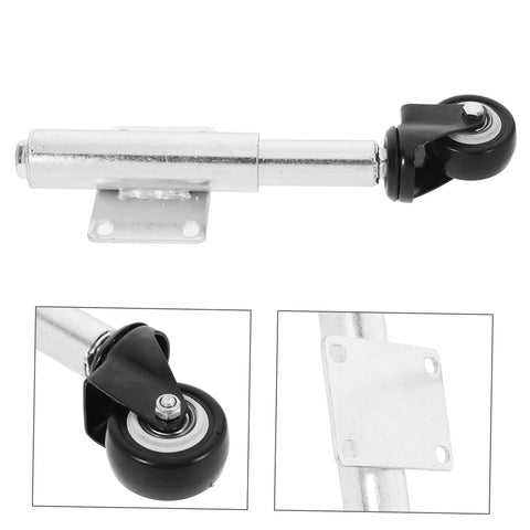 Heavy Duty Spring Loaded Gate Roller Caster For Smooth Sliding Fence Wheels Universal Support Units with solid iron and rubber.