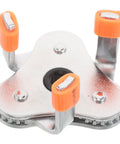 Top Shelf Smoke Detector Removal Tool For Ceiling Sensors Hassle Free Disassembly Grip with orange grips and metal construction.