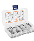 Flat Washer Set 480 Pcs 304 Stainless Steel Metric M2 To M10 Assortment Kit For Automotive Marine Electrical Appliance Hardware Repair Ideal For DIY Projects And Everyday Fixes Must Have, open organizer box