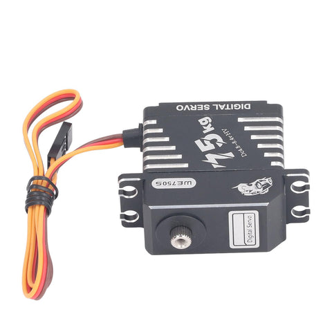 Rock Solid Brushless RC Servo With Dope Metal Gears And Badass Digital Steering For Smooth Handling And Massive Torque On One Fifth Scale RC Whips And Custom Robots At Full Rotation, 78kg.cm torque, digital servo.