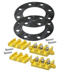 Pump Up Your Build With This Bad Boy Brushless Electric Motor 2500W 60V 5000RPM And 32 Inch Differential Rear Axle Complete Carrier Kit For Diy Trike E Bike Go Kart Rides; includes black discs and yellow connectors.