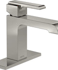 One Handle Chrome Bathroom Faucet For Single Hole Or 3 Hole Install With Deck Plate Included No Fuss Setup Easy Mount Durable Chrome Finish