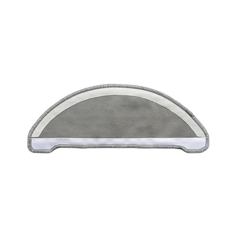 Washable Mop Cloth Replacement Parts For Robotic Vacuum Cleaners, No-Fuss Snap-On Bracket Installation, flat grey mop cloth