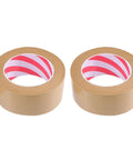 2 Pack Kraft Paper Packing Tape Water Resistant Sealing Tape for Shipping and Home Use Hand Tearable Brown Box Tape