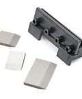 4 Inch Vise Mount Press Brake Bender Attachment for Sheet Metal Cross Slide, 90 Degree Bends, metal components and hardware
