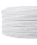 DAVCO 1 in. ID 25 ft braided clear PVC vinyl tubing; heavy-duty reinforced high-pressure hose