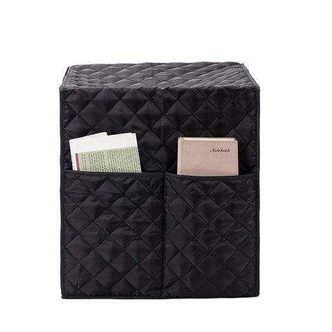 Universal Waterproof Coffee Maker Dust Cover With Anti Impact Cotton, Dual Pockets, Fits Most Dual Brew Machines Including Keurig K Duo