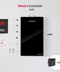 Instant Propane Tankless Water Heater For Indoor Use Whips Up Endless Hot Flow Across The Whole House Pulling A Solid 7 Point 6 Gpm, includes accessories.