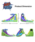 Shark Themed Inflatable Water Slide With Bounce House For Wet And Dry Play In The Backyard Epic Splash Time Playground Style