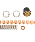 Senecesli 24 Piece Plasma Cutting Torch Tip Kit With Universal Fit For PT60 PTM60 IPT60 And PT40, includes copper tips and components.
