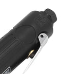 Real Deal Straight Air Die Grinder Pneumatic Tool Featuring Knockout 25000Rpm Speed showing trigger control and textured grip.