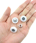 8 Pack 19Mm Drawer Rollers With Nuts Smooth Gliding Replacement Pulleys For Cabinets Sliding Doors And Furniture Heavy Duty Pom Nylon Wheels Silent Ride Hassle Free Install on hand showing parts.