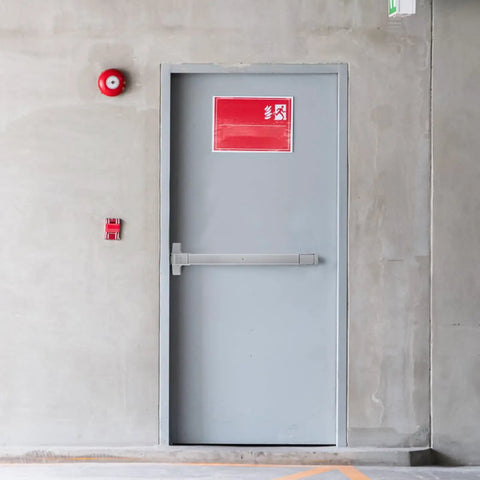 Heavy Duty 28 Inch Stainless Steel Push Bar Panic Exit Device With Exterior Lever And 3 Keys Commercial Emergency Door Hardware