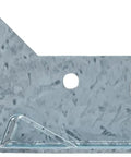 Heavy Duty Framing Angle Brace 1 7/16 X 2 1/2 Inches 18 Gauge Steel Zmax Galvanized Finish side view showing structural bracket details.