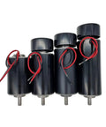 Heavy Duty Cnc Engraving Spindle Motor 300W 48V Dc Brush Air Cool 12000 Rpm Precision Milling Router Tool in black with wires.