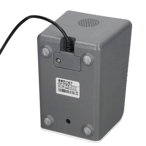 Back view of Hands Free Desktop Barcode Scanner USB Wired QR Code Reader For PC And POS, showing wired connection.