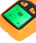 Stud Finder Wall Scanner, 5 in 1 Stud Finder Tool with LCD Display (Yellow) close-up view of LCD screen and controls.