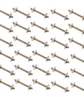 Boss Level M8 Tabletop Connectors Kit 30 Pieces With Half Moon And Hex Nuts featuring heavy duty metal bolts.