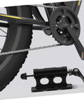 Heavy Duty Aluminum Roof Bike Mount With Quick Release Front Fork Clamp And Retaining Clip in use on bicycle frame