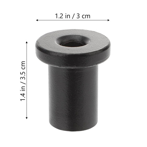 Heavy Duty Barn Door Track Spacers Set Of 5 Beefy Wall Mount Supports For Sliding Barn Doors Strong Connectors To Secure Tracks To Walls Great For Garage And Basement Installations DIY Friendly No Fuss, single spacer close-up