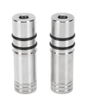 20mm Stainless Steel Bench Dogs Set with rubber connectors for MFT T Track workbenches precision positioning column pro-grade build