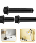 Upgrade Your Lamp Game With This 9 Piece Black Plastic E26 Rotary Turn Knob Handle Set Perfect For Replacing Worn Switches And Restoring Table Lamps With Smooth Control And Durable Style That Looks Totally Fresh In Any Room. black plastic E26 lamp switch knobs, 9 piece