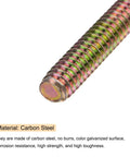 Close-up of Hella Durable Zinc Plated Carbon Steel Full Thread Rods 1/4-20 X 2 Inches showcasing corrosion-resistant surface.