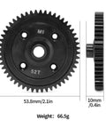 Beefy 52T M1.0 Hardened Steel Spur Gear Upgrade Part For One Eighth Sledge 4WD Monster Truck 9652X 95096 4 Replacement Gear