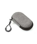 Compact Oval Tech Stash Organizer To Keep All Your Power Cords And Earbuds Straight Up Secure With A Rigid Hard Shell Gray Case