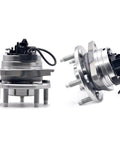 Front Wheel Hub And Bearing Assembly With ABS, 5 Lug, Direct Fit For 2004-2012 Chevrolet Malibu, 2008-2010 Chevrolet Cobalt HHR, 2005-2010 Pontiac G6, 2007-2009 Saturn Aura, Set Of 2