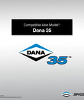 Dana 35 axle model compatibility graphic for Genuine OE Differential Pinion Oil Seal Replacement Kit for Classic Mopar Muscle Rigs and Jeep Cherokee.