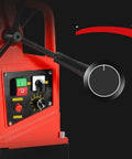Control panel of PortaBle AX16 Mag Drill Rig Machine Magnetic Drill Press For Steel Structure, with buttons and speed settings.