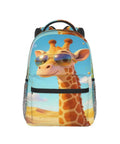 Cool Giraffe Desert Sunglasses Double Shoulder Backpacks Ideal For Work Hiking Travel And School Go To Everyday Carry