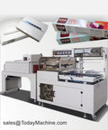 Heavy Duty Semi Automatic Shrink Wrapping Machine For Bottle Label Sleeve Sealing, commercial plastic packaging equipment.