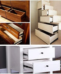 3-Fold Full Extension Drawer Slides Heavy Duty Ball Bearing Runners With Quiet Cushioned Glide for cabinets and drawers use